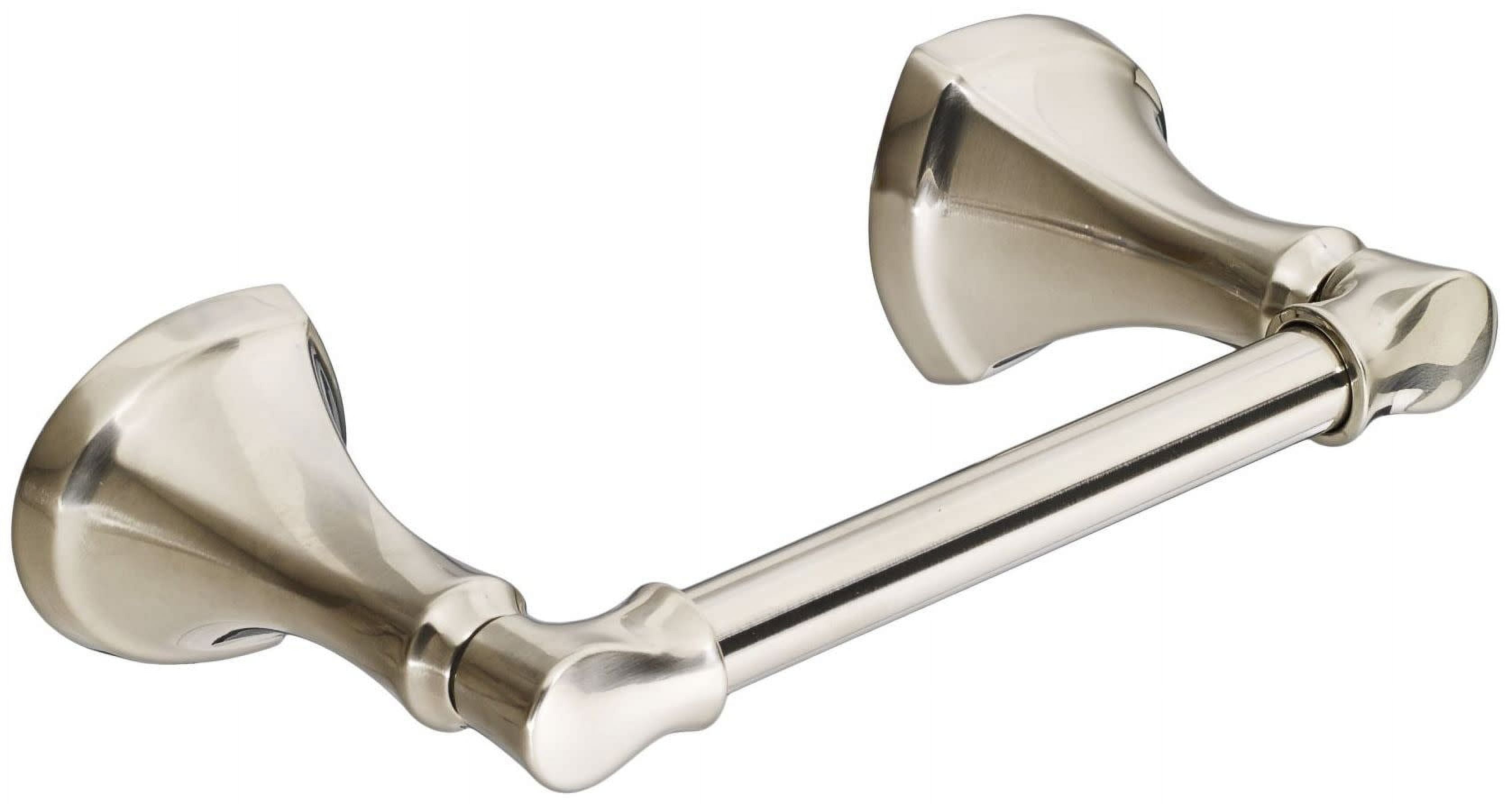 Estate Satin Nickel Double Post Pivoting Toilet Paper Holder