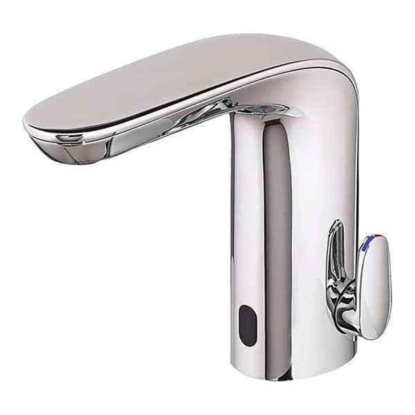Polished Chrome Sensor Bathroom Faucet with Temperature Control