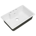 thumbnail image 1 of American Standard Quince 33 x 22 Single Bowl Cast Iron Kitchen Sink- 3 Holes, 1 of 6
