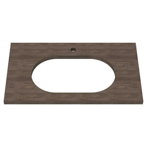 American Standard 7813001.479 Studio S 33 in. Above-Counter Sink Top, Walnut