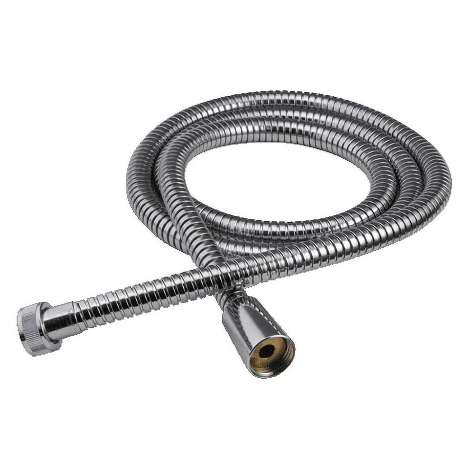 Polished Chrome 79-Inch Metal Shower Hose