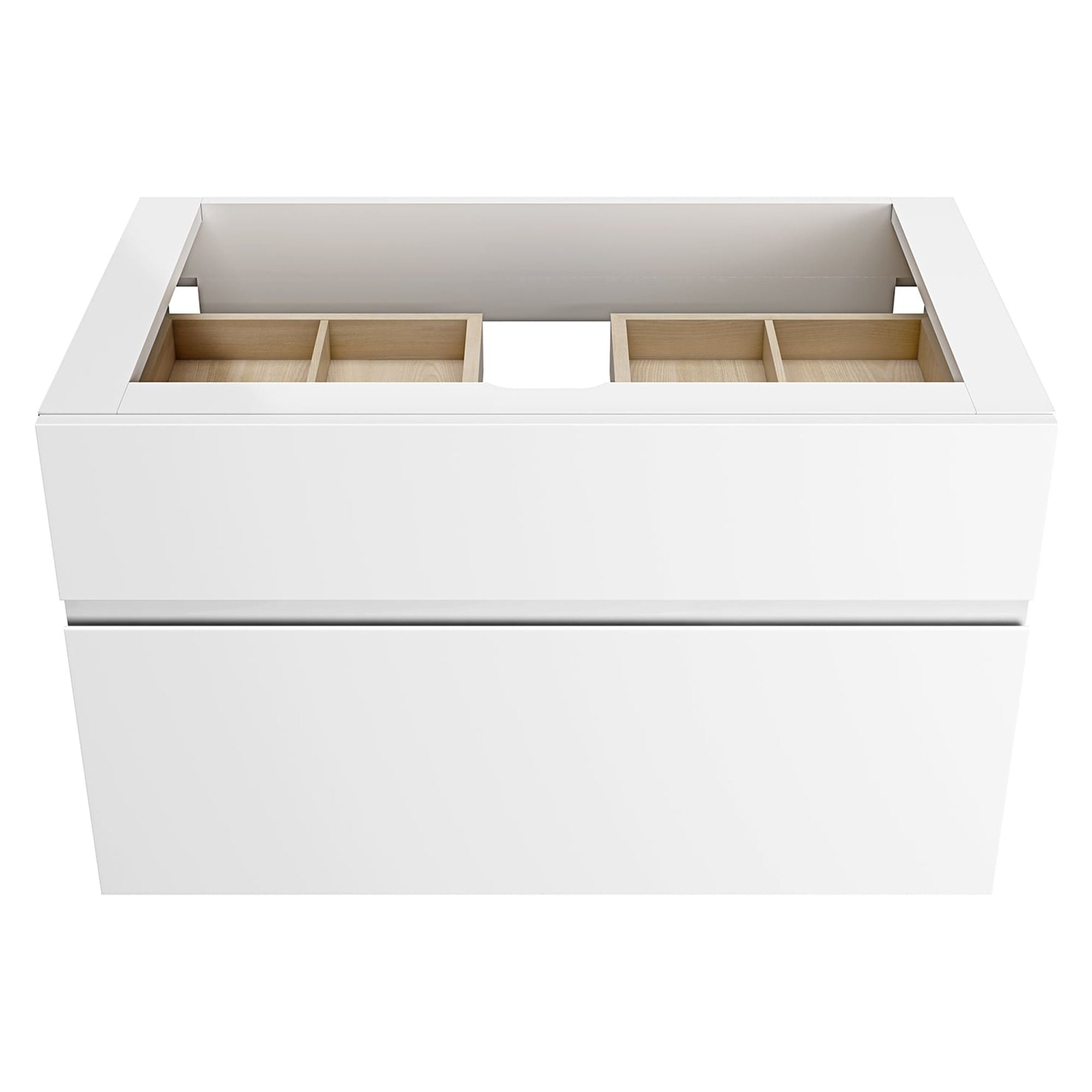 Studio S 33" White Wall-Mounted Single Bathroom Vanity