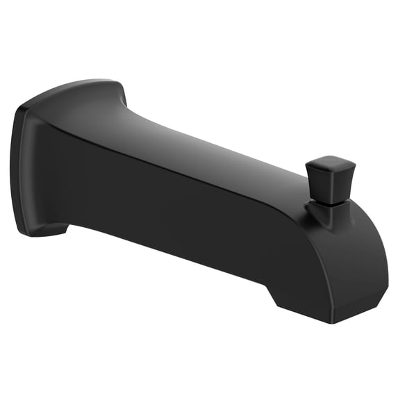American Standard 8888093.243 Townsend 6-1/2-Inch Slip-On Diverter Tub Spout, Brass, Matte Black