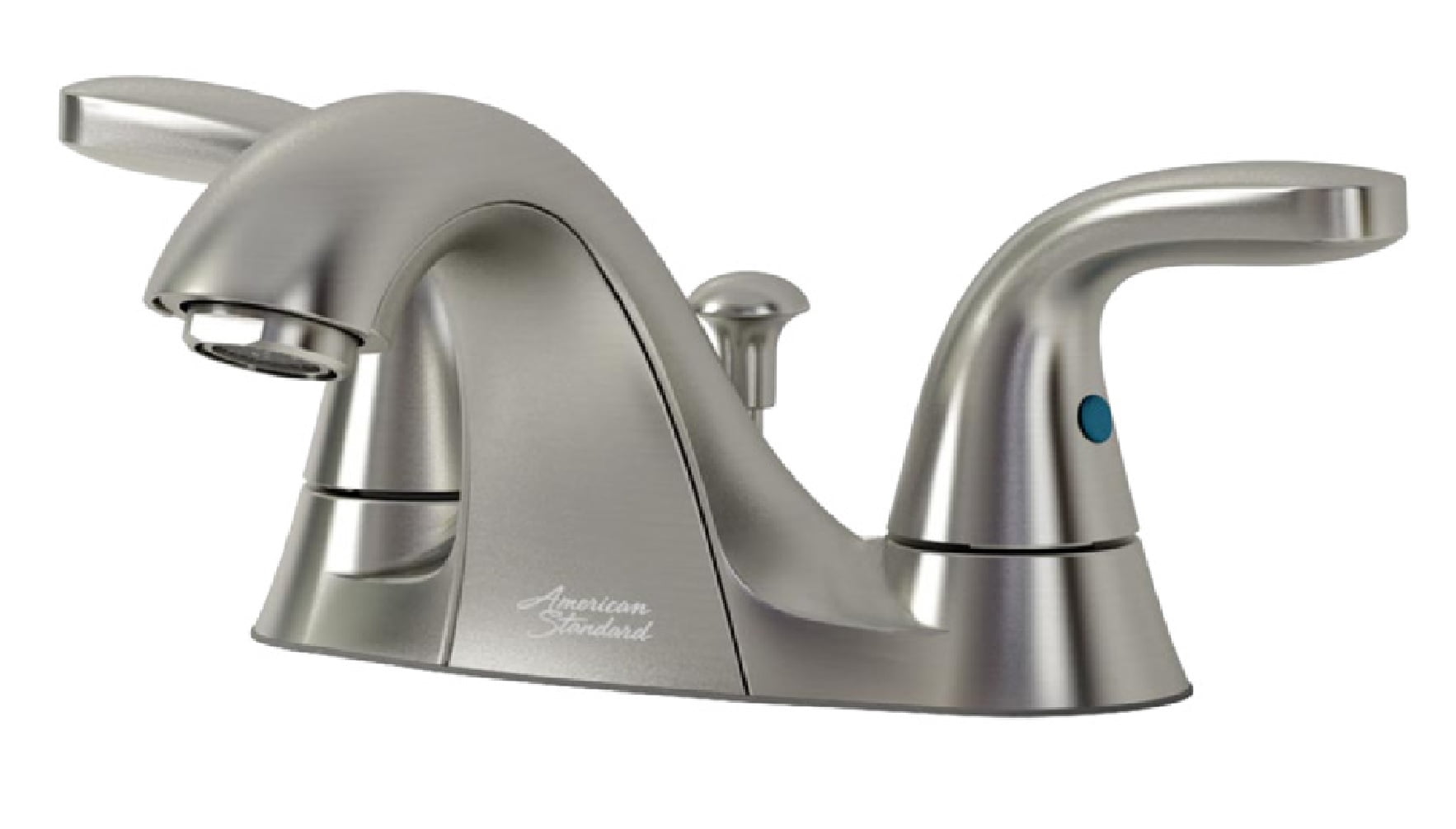 American Standard Cadet 2.0 Bathroom Sink Faucet 9091201.295 - Lever Handles - Nickel Finish