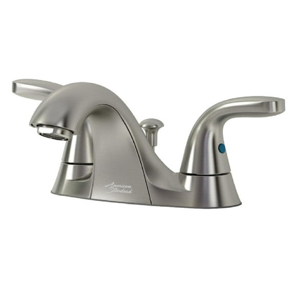 American Standard Cadet 2.0 Bathroom Sink Faucet 9091201.295 - Lever Handles - Nickel Finish