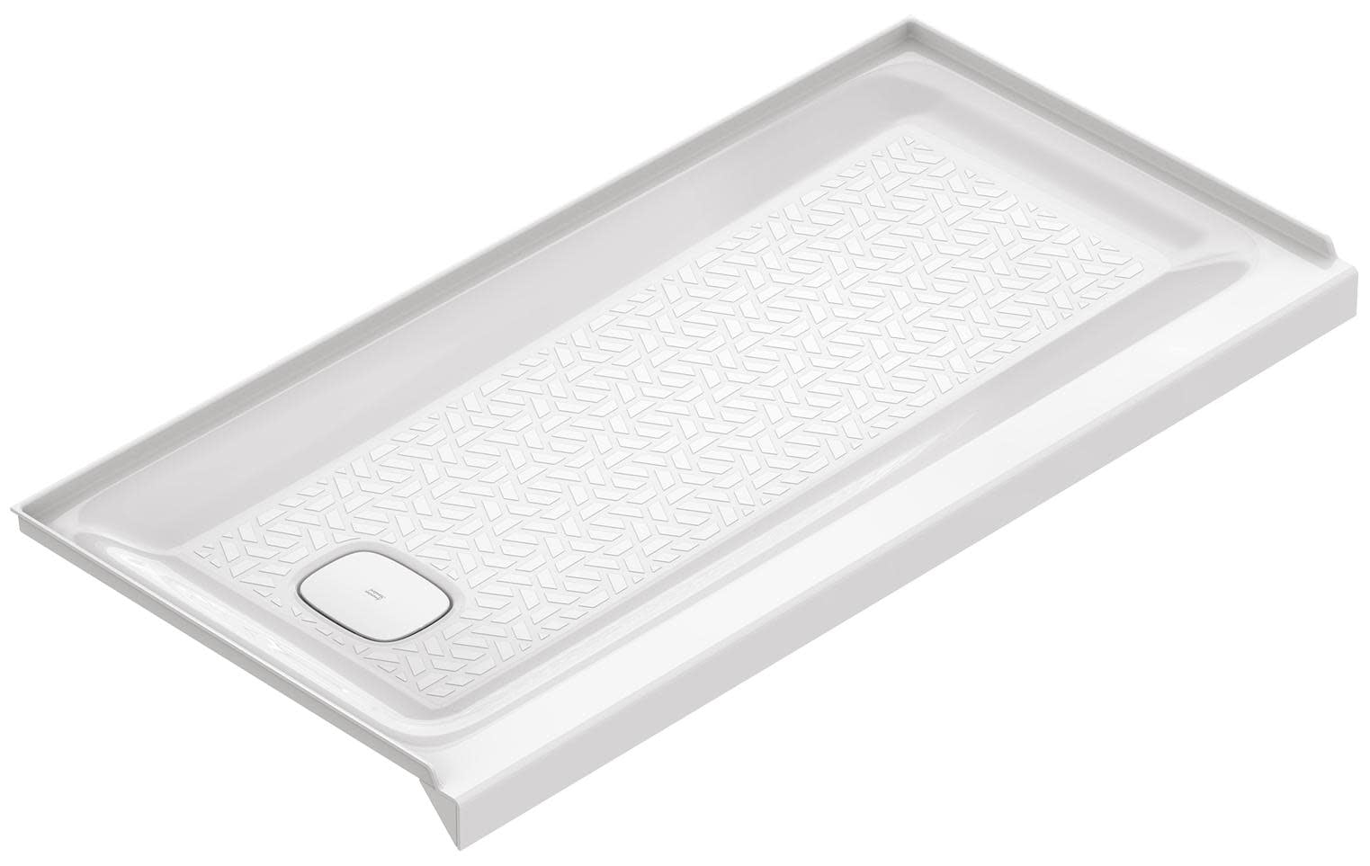 White Rectangular 60'' x 30'' Shower Base with Left Drain