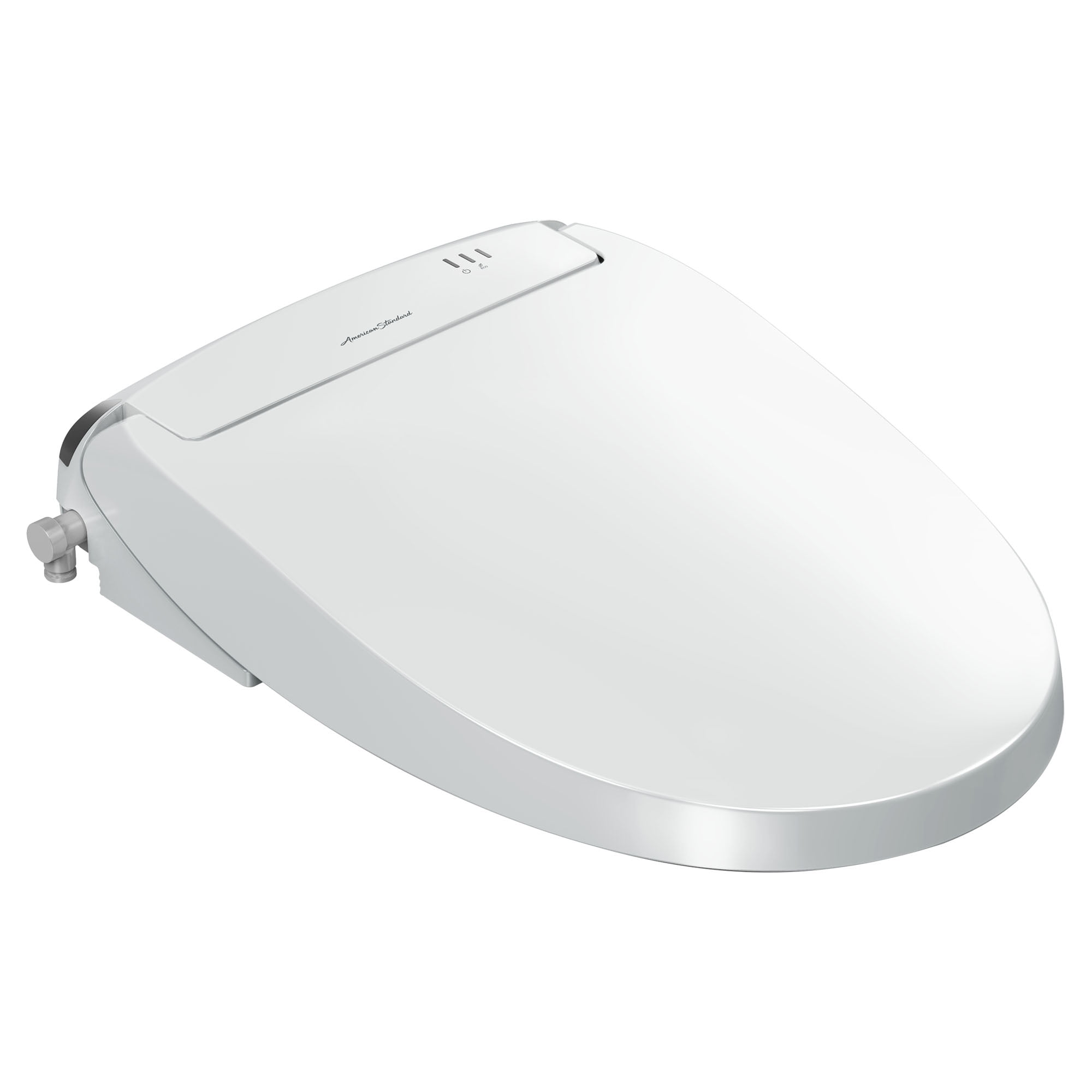 Advanced Clean White Elongated Electric Bidet Seat with Heated Feature