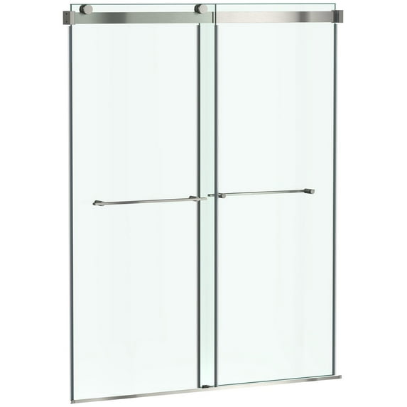 American Standard Am0085.4400 Aspirations 72" High X 58-1/2" Wide Bypass Frameless Shower