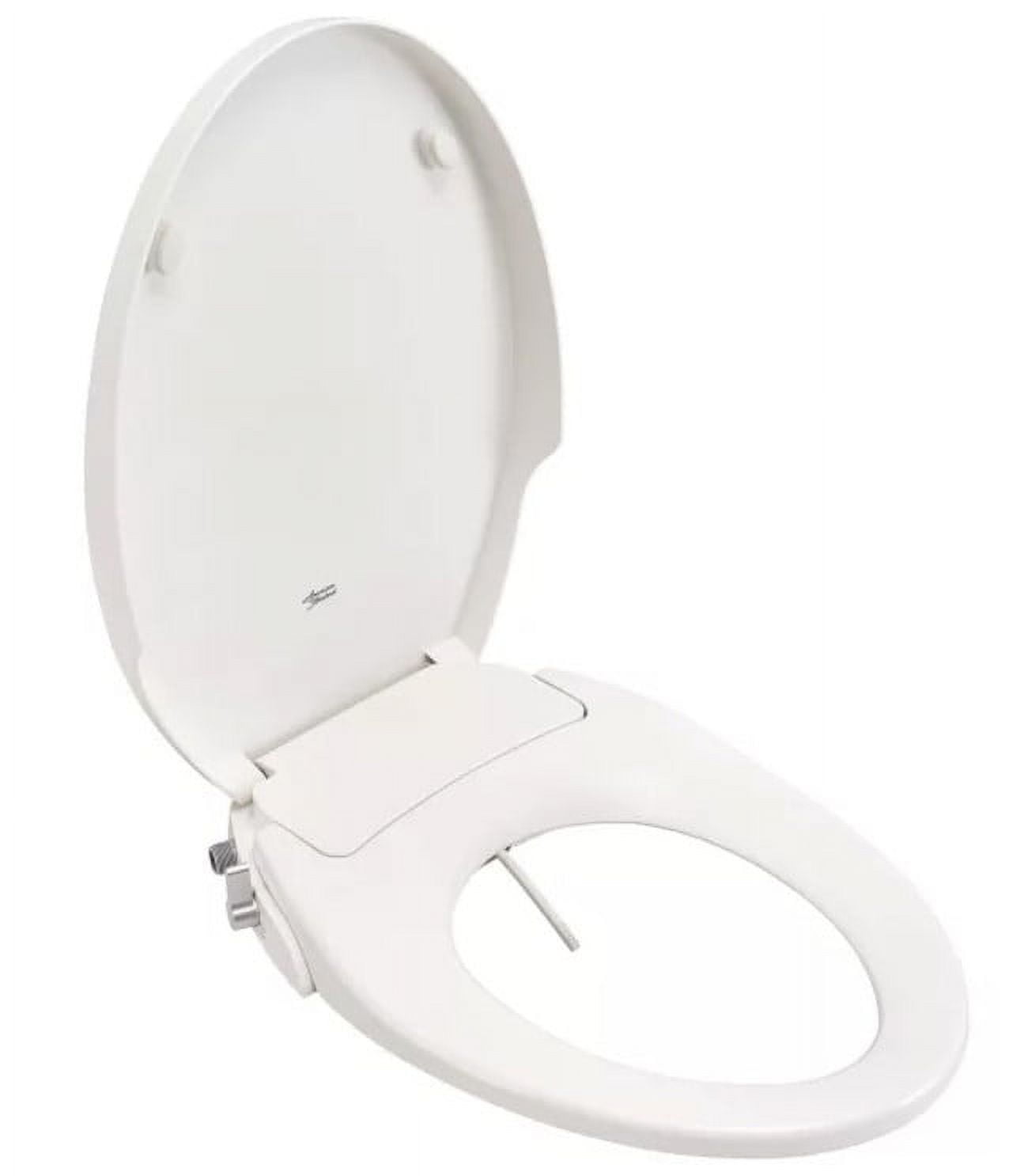 White Polypropylene Manual Bidet Seat with Dual Nozzles