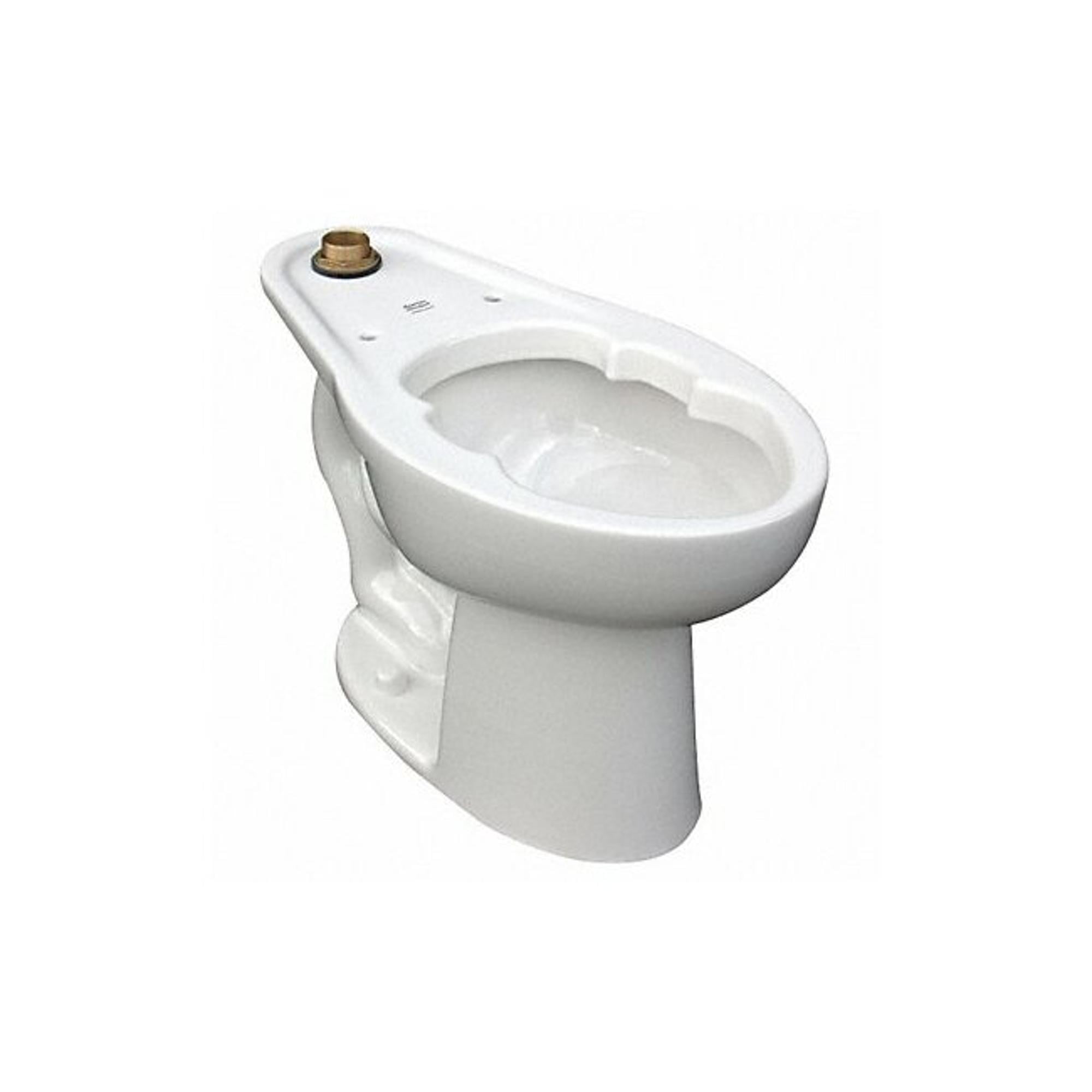 Madera White Elongated Commercial Toilet Bowl with Top Spud