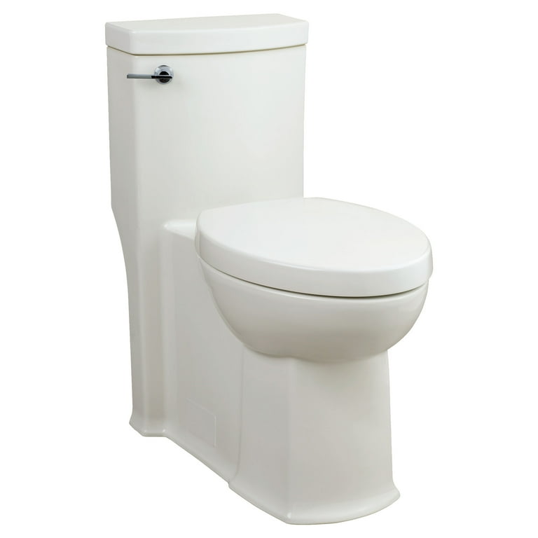 Boulevard FloWise Tall Height 1-Piece 1.28 GPF Single Flush Elongated Toilet with Concealed Trap-Way in White