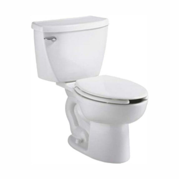 American Standard Cadet 1.6 Gpf Two-Piece Elongated Toilet with 12 in. Rough-In in White