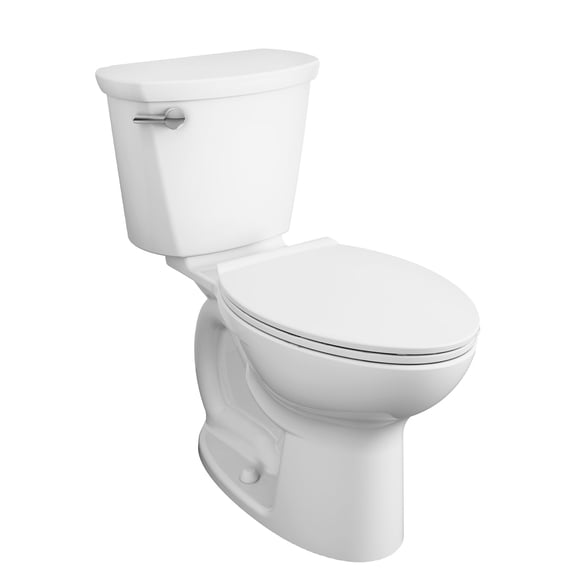 American Standard Cadet PRO 2-Piece 1.28 GPF Porcelain Enamel Compact Elongated Toilet, No Seat