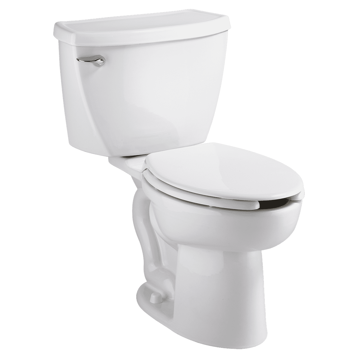 American Standard White Elongated Pressure-Assisted Two-Piece Toilet