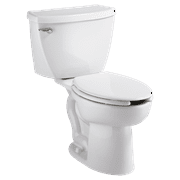 American Standard Cadet Pressure-Assisted 2Piece Porcelain enamel Elongated Toilet White No Seat