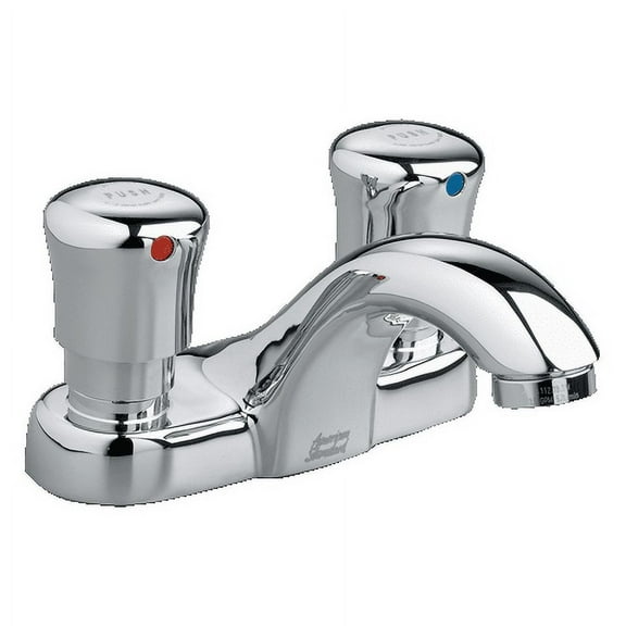 American Standard Centerset 2-Handle 0.5 GPM Metering Bathroom Faucet in Chrome