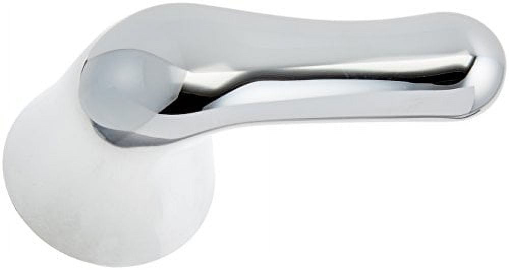 Polished Chrome Lever Faucet Handle with Brass Base