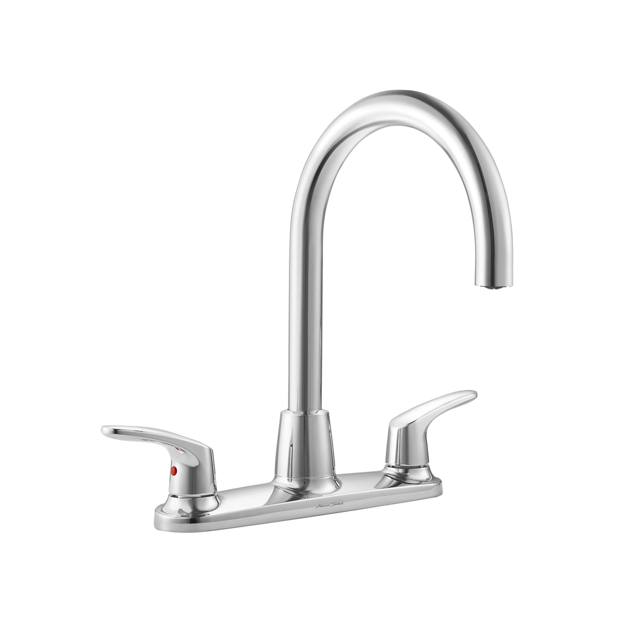 Polished Chrome High Arc Two-Handle Kitchen Faucet