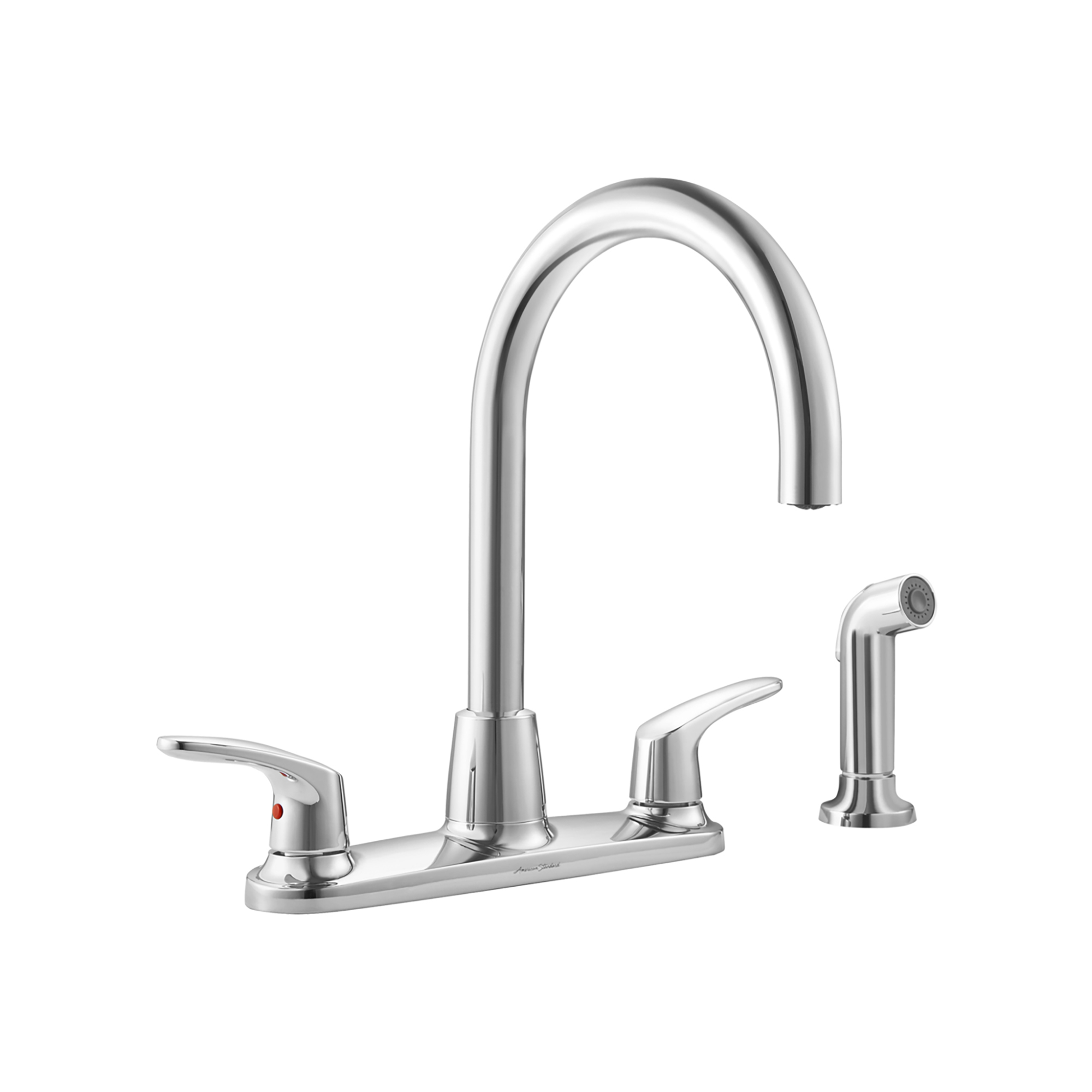 Mainstays 8" Widespread Single Handle Kitchen Faucet with Side Spray