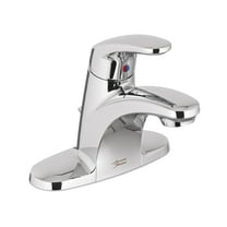 American Standard Colony Pro 4 in. Centerset Single-Handle Low-Arc 0.5 GPM Bathroom Faucet with Pop-Up Assembly in Polished Chrome