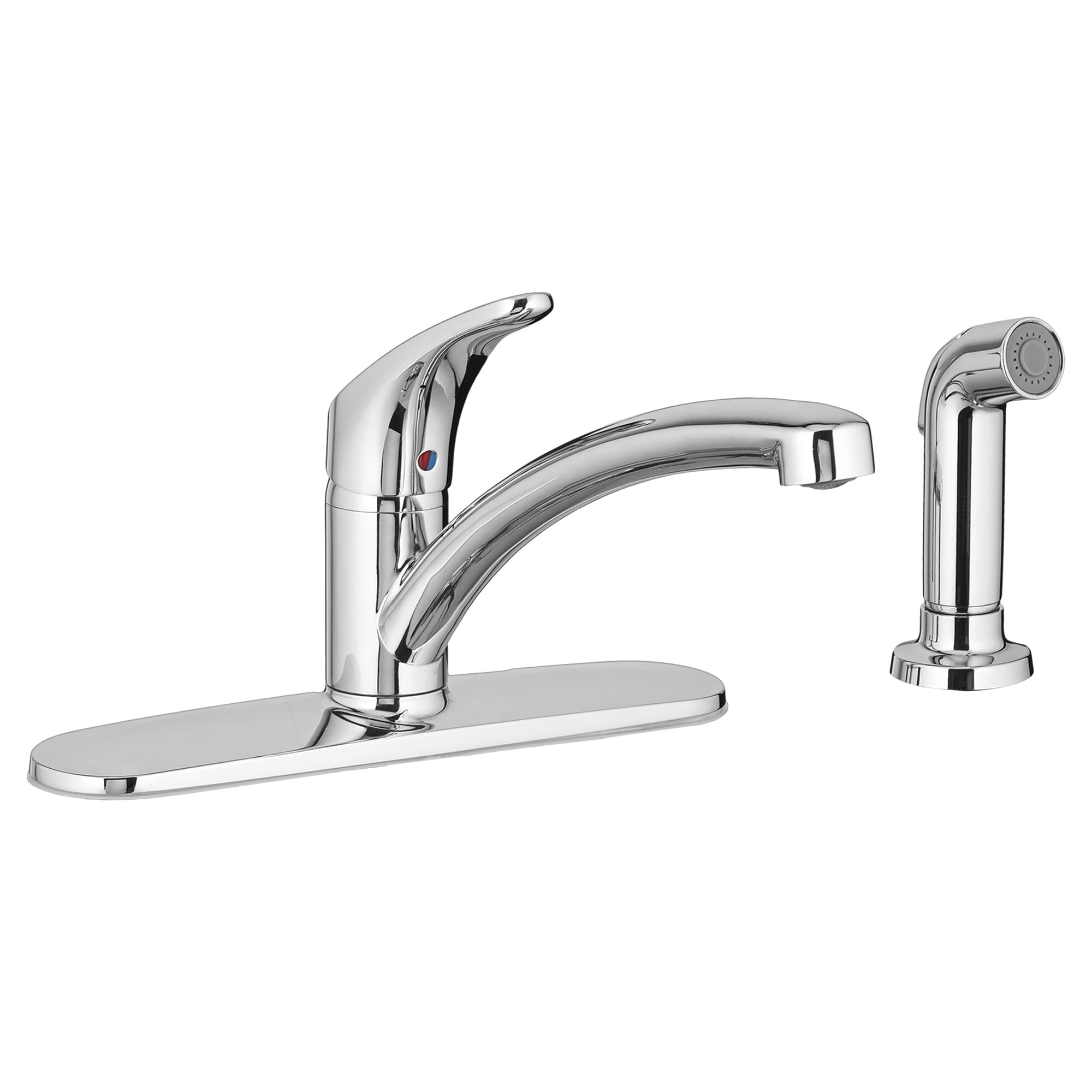 American Standard Colony Pro One Handle Polished Chrome Motion Sensing Kitchen Faucet Side Sprayer I