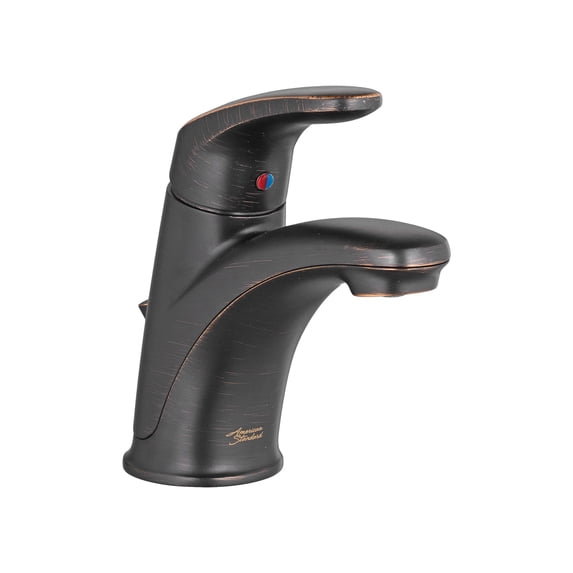 American Standard Colony Pro Single Hole Single-Handle Bathroom Faucet with Pop-Up Drain in Legacy Bronze