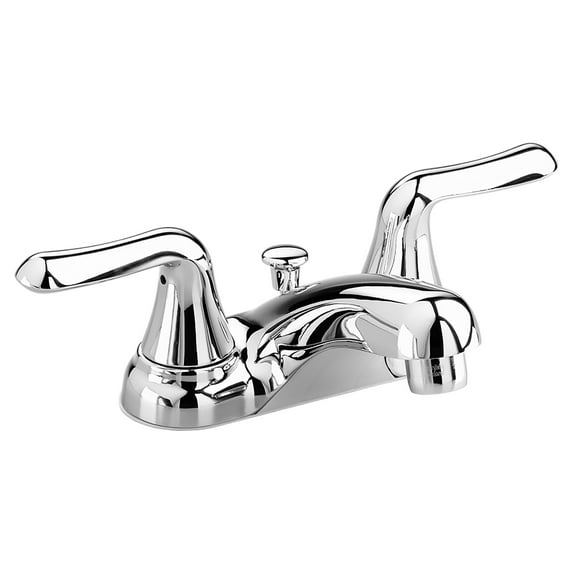 American Standard Colony Soft 4 in. Centerset 2-Handle Low-Arc Bathroom Faucet in Polished Chrome