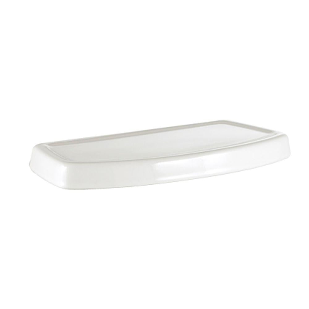 Compact White Ceramic Rectangular Toilet Tank Cover