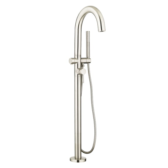 American Standard Contemporary Round Freestanding Bathtub Faucet With Lever Handle for Flash Rough-In Valve