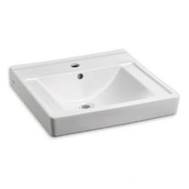 American Standard Decorum Wall-Hung Bathroom Sink with Center Hole in White