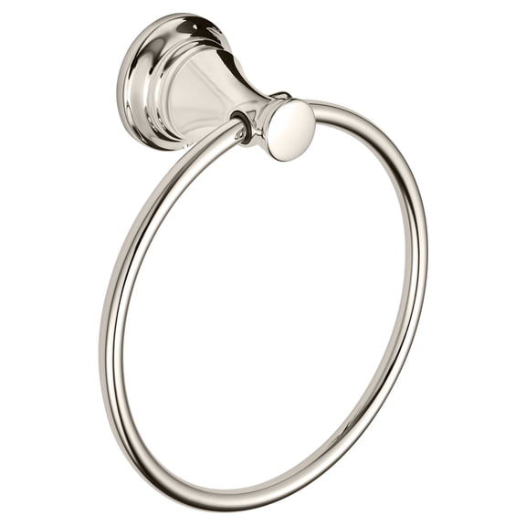 American Standard Delancey Towel Ring, Polished Nickel