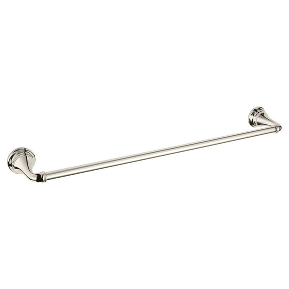 American Standard Delancey Wall Mount 24" Towel Bar, Polished Nickel