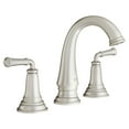 thumbnail image 1 of American Standard Delancey Widespread Faucet with Lever Handles and Brass pop-up drain Brushed Nickel, 1 of 3