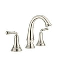 thumbnail image 1 of American Standard Delancey Widespread Faucet with Lever Handles and Brass pop-up drain Polished Nickel, 1 of 6