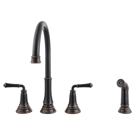 American Standard Delancey Widespread Kitchen Faucet 1.5 GPM in Legacy Bronze