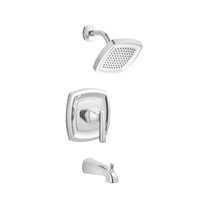 American Standard Edgemere 2.5 gpm/9.5 L/min Tub and Shower Trim Kit with Showerhead, Double Ceramic Pressure Balance Cartridge with Lever Handle