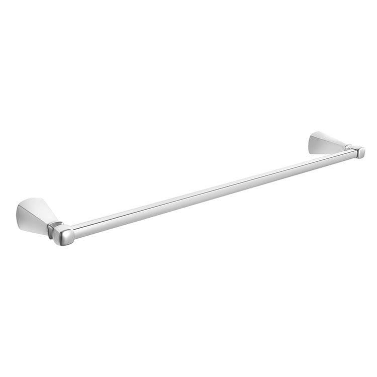 Edgemere 24-Inch Polished Chrome Wall Mounted Towel Bar
