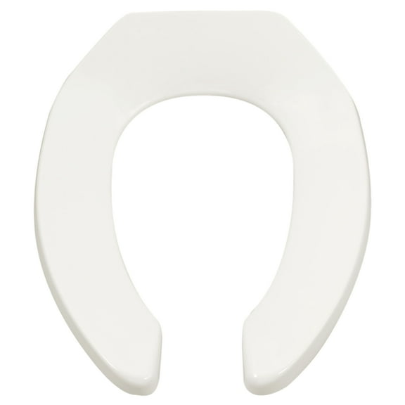 American Standard Elongated Heavy-Duty Commerical Toilet Seat in White