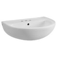 thumbnail image 1 of American Standard Evolution 21 in Pedestal Bathroom Sink Basin with 4 in Faucet Centers in White - Pedestal Sold Separately, 1 of 2