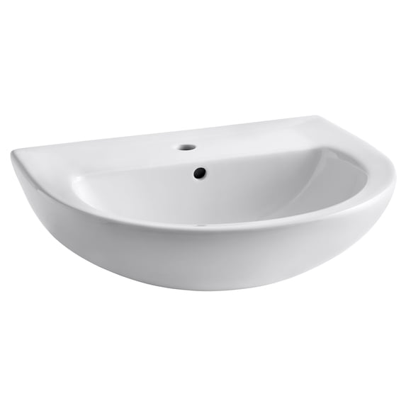 American Standard Evolution 24 in. Pedestal Sink Basin in White