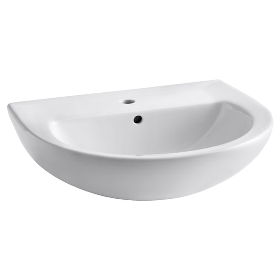 American Standard Evolution 24 in. Pedestal Sink Basin in White
