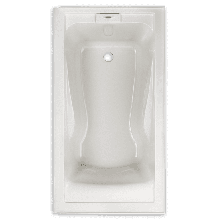Evolution 60 in. x 32 in. Acrylic Reversible Drain Bathtub in White Evolution 60 in. x 32 in. Acrylic Reversible Drain Bathtub in White