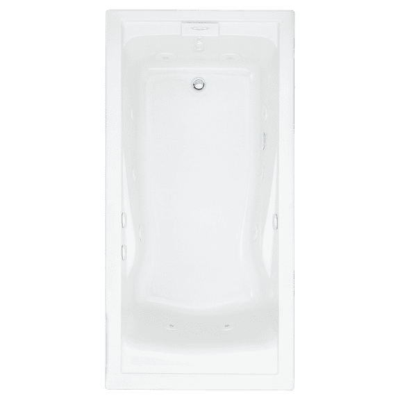 American Standard Evolution EverClean 72 in. x 36 in. Whirlpool Tub in White
