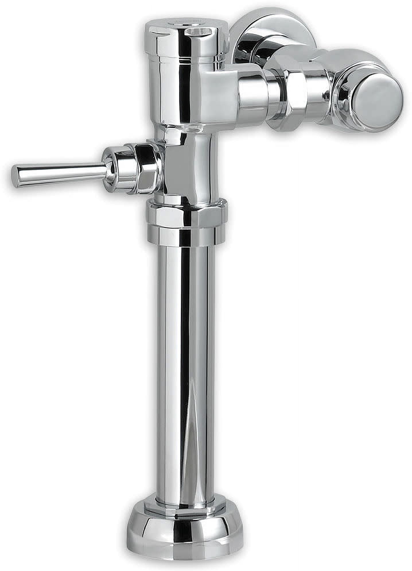 Chrome Plated Brass Manual Flush Valve with Piston Design