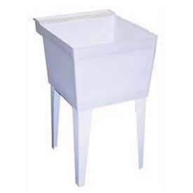 Serv-A-Sink 23 in. x 21-1/2 Molded Stone Wall Mount Laundry Sink Serv-A-Sink 23 in. x 21-1/2 Molded Stone Wall Mount Laundry Sink