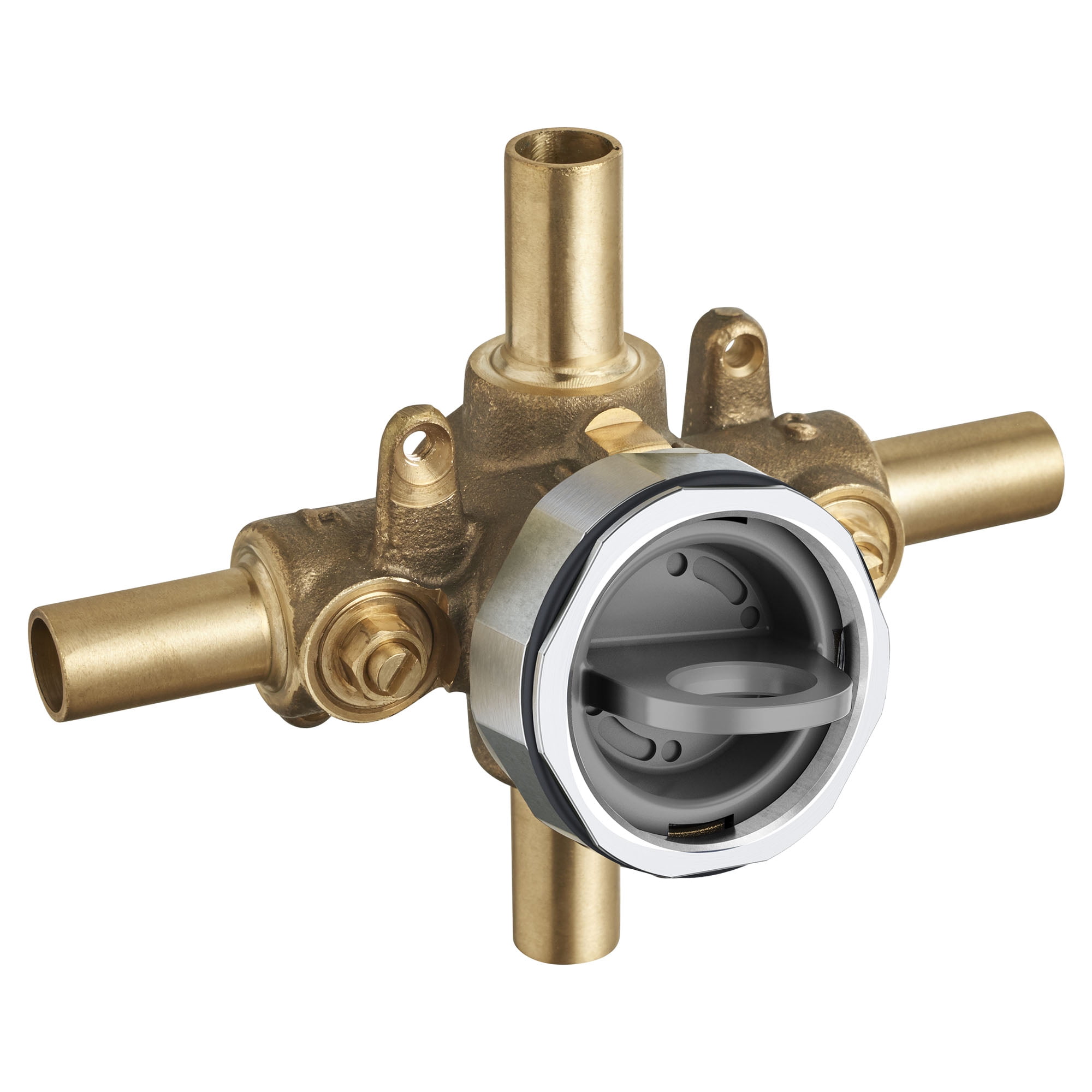 Stainless Steel Flash Shower Rough-In Valve with Stub-Outs