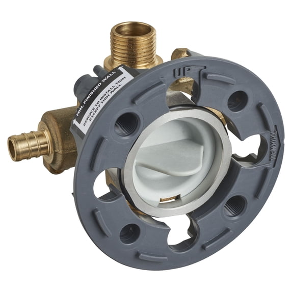 American Standard Flash Shower Rough-In Valve with PEX Inlets/Universal Outlets for Crimp Ring System