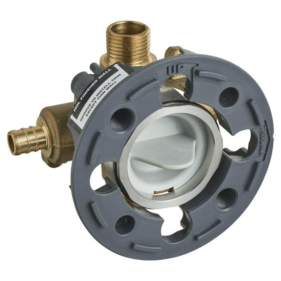 American Standard Flash Shower Rough-In Valve with PEX Inlets/Universal Outlets for Crimp Ring System