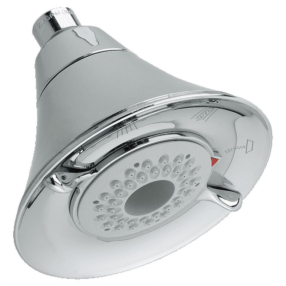 Pulse Chrome Wall Mounted Adjustable Shower Head