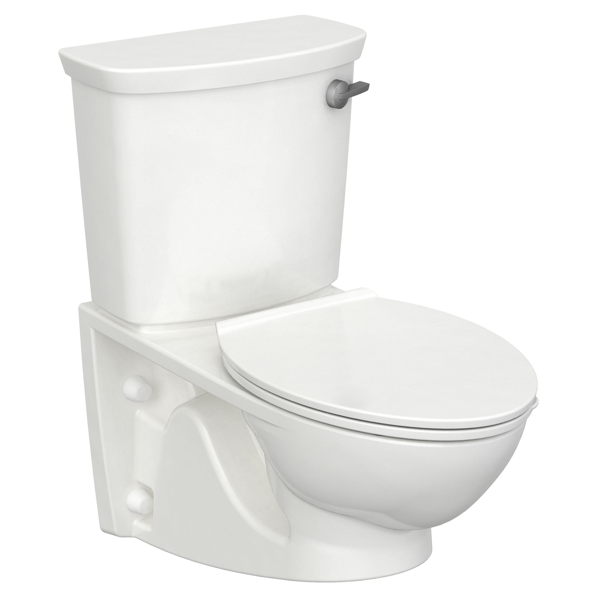 White Elongated Wall-Mounted High Efficiency Dual Flush Toilet